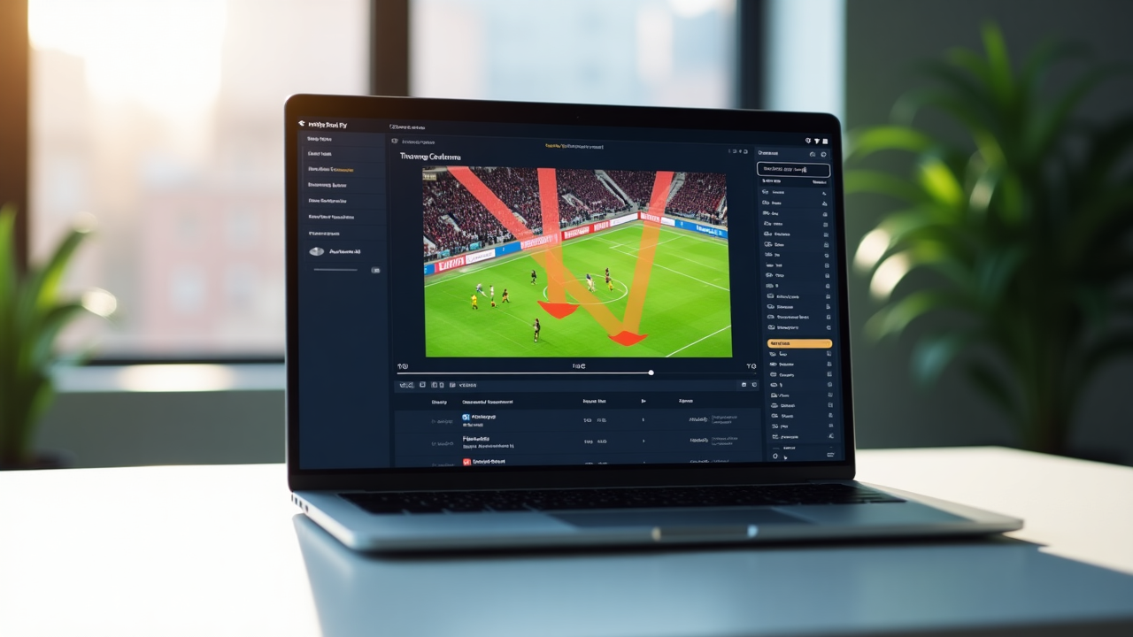 InStat TV tactical analysis interface